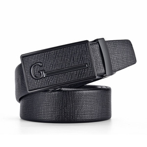 Yonger fabbrica uomo nero <span class=keywords><strong>marrone</strong></span> pelle classica <span class=keywords><strong>cintura</strong></span> Auto lucchetto fibbia cinghia a scacchi cricchetto <span class=keywords><strong>cintura</strong></span> - Product Image 5