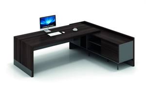 Table de conférence exécutive convertible en bois luxueuse avec design de panneau, mobilier de bureau modulaire, moderne, écologique et durable - Product Image 6