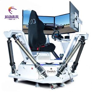 เครื่องจำลองรถแข่งแบบ VR ประสิทธิภาพสูง 6 แกน 3 จอภาพ พร้อมระบบ 9D VR สำหรับการศึกษาที่บ้าน สวนสนุก VR ในร่ม/กลางแจ้ง - Product Image 6