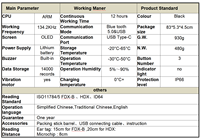Escáner de Etiquetas RFID de Largo Alcance FOFIA de 134.2kHz con Protocolo ISO11784/5 para Material PVC Compatible