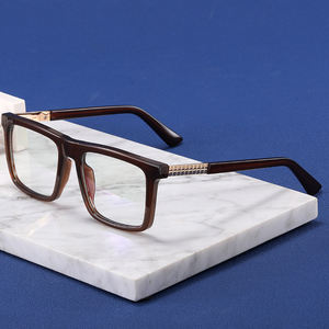 MS 93512 2024 New Custom men của Eyewear TR90 + kim loại khung vuông màu xanh ánh sáng Blocker kính thời trang Kính quang học Eyewear - Product Image 1
