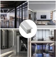 Profilé en aluminium LED flexible de 1 m, 2 m, 3 m, longueur personnalisée, éclairage de bande LED pour escalier, fabriqué en alliage d'aluminium