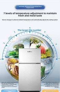 Mini Refrigerador Xinfei, Silencioso y de Bajo Consumo, para Uso Doméstico, Dormitorios, Apartamentos de Alquiler, con Funciones de Refrigeración y Congelación - Product Image 4