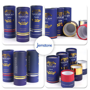 Custom Design Eco-Friendly Cosmetic Cardboard Cylinder Box Four-Color Printing Gold/Silver Stamping for Essential Oil Perfume - Product Image 5