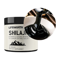Liquide de Shilajit de l'Himalaya de qualité supérieure Lifeworth et résine de Shilajit, testé en laboratoire, riche en acide fulvique, Shilajit de l'Himalaya