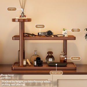 <b>Desktop</b> Storage Rack Three-Layer Display Rack for Home Use Tea Room Cup Rack Home Essentials Organizer - Product Image 2