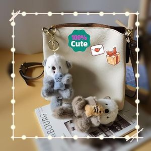 Llavero de Peluche de Nutria y Colgante para Bolsos, Lindo Anillo de Llavero para Bolsos y Mochilas, Peluche de Nutria, Juguete para Amantes de los Animales - Product Image 5