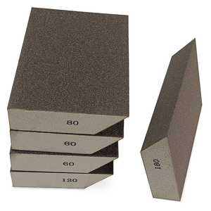 사각 100*70*25mm 및 120*100*13MM 60 #-280 # 그릿 미세 경도 알루미늄 산화물 샌딩 스폰지 연마 블록 - Product Image 5