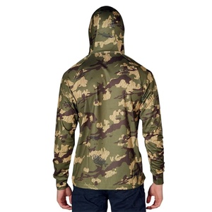 Camisetas de Pesca Personalizadas con Estampado de Camuflaje de Secado Rápido, Ropa de Pesca, Camiseta Deportiva con Protección UV y Capucha - Product Image 2