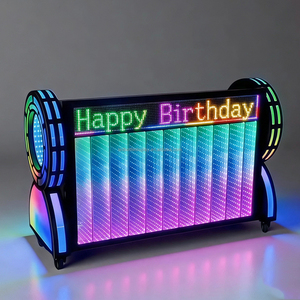 Mesa de DJ LiqVis con Luces LED y Efecto de Abismo, Pantalla Dinámica Colorida, Control Móvil para Discotecas y Espectáculos Nocturnos - Product Image 2