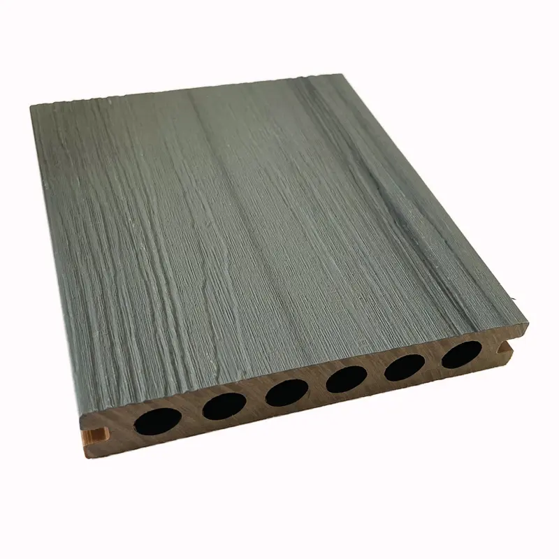 Поддержка на заказ 32 мм wpc облицовка деревянная стеновая панель wpc настил для наружного использования