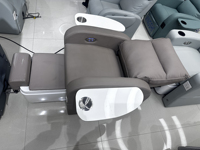 Fauteuil de pédicure électrique inclinable avec massage et spa pour les pieds, mobilier de salon de beauté, équipement de base pour table de manucure