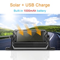 Monitor Tekanan Ban Nirkabel untuk Truk 6 Sensor TPMS Eksternal 8 Bar 15 Bar Layar Digital Sistem Alarm Temperatur USB Tenaga Surya