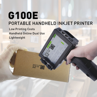 Impresora de Inyección de Tinta Portátil DOCOD G100E, Doble Uso, para Códigos QR, 12.7mm, Máquina de Codificación de Fechas de Caducidad para Cajas, en Oferta