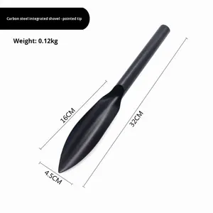 Petite pelle monolithique en acier au carbone pour le jardinage, la plantation de fleurs, le déchaumage du sol, la désherbage des légumes sauvages, l'utilisation domestique - Product Image 5