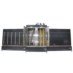Automatische Roestvrijstalen Glazen Wasmachine Plc Controle Glas Wasdroogmachine Voor Isolerende Lijn