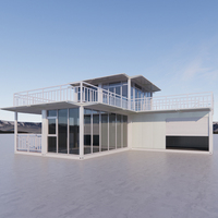 Nouvelle maison d'été modulaire préfabriquée de luxe en conteneur, appartement extérieur, pièce de jardin, bureau à domicile, hôtel