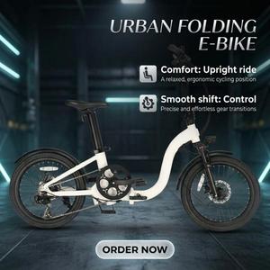 Oferta de Fábrica - Bicicleta Eléctrica Plegable Ligera Naicisports Compacta de 20 Pulgadas con Batería de Litio - Product Image 1