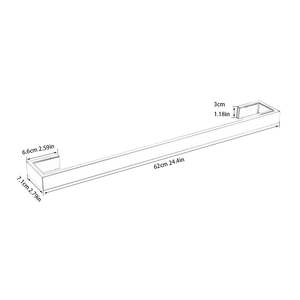 DB moderno de acero inoxidable SUS304, toallero de mano, colgador de toallas de mano de baño más grueso, calentador de Superficie cepillada, toalleros modernos - Product Image 2