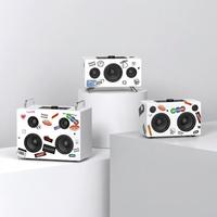 Altavoz de Escritorio Inalámbrico con Batería, Compatible con PC, Caja de Sonido para Computadora, Altavoces Portátiles para Fiestas al Aire Libre