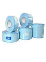 Medcolor MC-SR Certifié CE pour la stérilisation à la vapeur, rouleau de sacs en papier de qualité médicale stérile, emballage plat thermoscellable pour autoclave