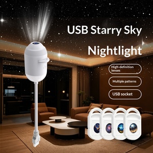 Lampe de bureau mini ABS minimaliste moderne la plus vendue, veilleuse de chevet pour chambre à coucher, <span class=keywords><strong>projecteur</strong></span> <span class=keywords><strong>d</strong></span>'étoiles USB protecteur des yeux pour le sommeil - Product Image 2