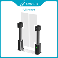 Barrera Giratoria de Alta Velocidad de Aleación de Aluminio Premium, Sistema de Control de Acceso QR/IC/Rostro/RFID para Oficina