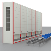 Equipo de Almacenamiento Automatizado Inteligente, Duradero y de Alta Velocidad, Máquina de Almacenamiento de Acero con Capacidad de 25000 kg, Equipo Auxiliar Pesado para Fábrica QDITC