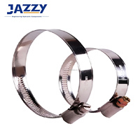Collier de serrage robuste JAZZY avec caoutchouc, écrou solide, ressort creux en T, collier de serrage allemand, collier de serrage pour tuyau