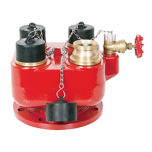 Adaptateur de pompe à eau de lutte contre l'<span class=keywords><strong>incendie</strong></span> en métal durable de haute qualité, 2,5 pouces, 16 bar, 4 voies, entrée de brasure, avec un débit efficace - Product Image 5