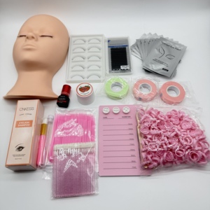 Professional Eyelash Extension Training Set Portable Beginner <b>Lash</b> Practice Beauty Tool <b>Kit</b> - Product Image 4