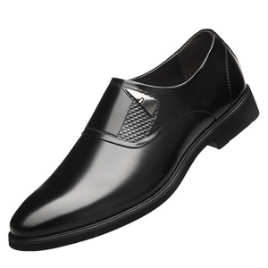 Mocasines de Cuero para Hombre, Punta Puntiaguda, Forro de Felpa, Transpirables, para Oficina, Carrera, Otoño, Zapatos de Vestir - Product Image 5