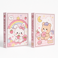 Carpeta Personalizada A5 de 6 Anillas, Organizador de Papel con Diseño de Dibujos Animados, Cubierta Impresa, Material Escolar, Proveedor de Fábrica OEM ODM, B2B