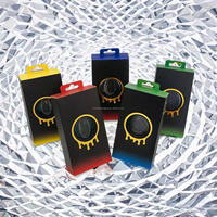 Boîte d'emballage personnalisée de style Muha pour appareil AIO vide de 2g, boîtes rigides en papier avec tiroir coulissant pour kit de 1000/2000mg