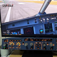 Conjunto Completo de Simulador de Vuelo, Placa Apical, Módulo de Conducción FCU Izquierdo, Módulo de Luz Personalizado EFIS, Simulador de Carreras Airbus A320