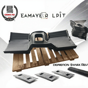 <span class=keywords><strong>Tapis</strong></span> de sol en <span class=keywords><strong>caoutchouc</strong></span> FANDEWEI pour Land Rover <span class=keywords><strong>Defender</strong></span> <span class=keywords><strong>90</strong></span>/110, design 2023, sur mesure, avec logo, épaisseur 2 mm, style sport - Product Image 3