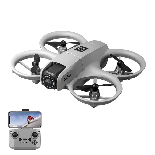 DWI Dowellin 2.4G RC Flying Quadcopter Remote Control Airplane Drones With Light Drone Toy Flying UFO for Kids Gift