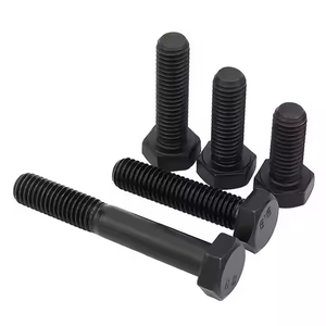 Grade 12.9 High-Strength Hexagon Headt <strong>Bolts</strong> Black M4 to M24 Extended Screws M4 <strong>M5</strong> M6 M8 M10 M12 M14 M16 M18 M20 M22 M24 M48 M42 - Product Image 2