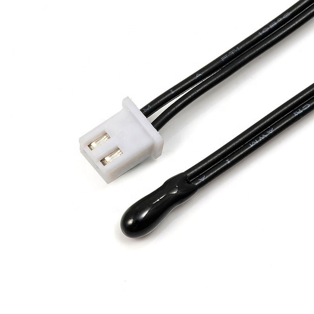 NTC Thermistor Temperature Sensor Cable MF52 Blackhead Small Water Drop Bead Thermistor 10K 50K 1% Precision for Coffee Maker