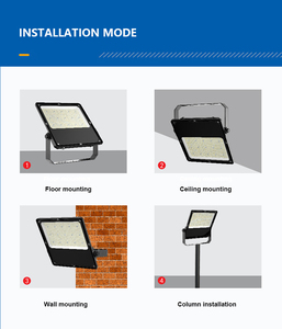 Reflector de alto brillo IP66 impermeable 2200K 3030smd 50W 100W 150W 200W 250W 300W Delgado LED al aire libre jardín pared Precio de luz de inundación - Product Image 5