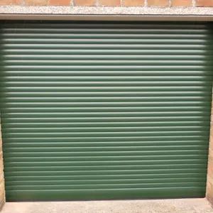 O preço de fábrica da cor verde da camada dupla do obturador do rolo de alumínio do slat do alumínio da porta da garagem fabricante