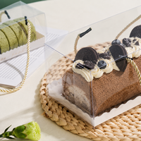 Boîte de présentation portable spécialisée pour gâteaux roulés, entièrement visible, pour l'exposition d'échantillons sur les foires professionnelles de la pâtisserie