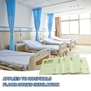 3mm phẳng loại Polyurethane cách âm Pad vật liệu cách âm cho sàn văn phòng và bệnh viện - Product Image 6