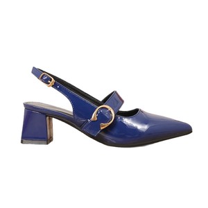 Nouvelles chaussures habillées pour femme <span class=keywords><strong>en</strong></span> cuir verni, style Mary Jane à <span class=keywords><strong>bride</strong></span> carrée et <span class=keywords><strong>bride</strong></span> <span class=keywords><strong>en</strong></span> <span class=keywords><strong>T</strong></span>, à enfiler, résistantes à l'usure, pour l'é<span class=keywords><strong>t</strong></span>é et le printemps - Product Image 5