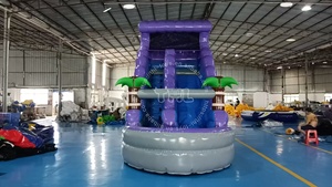 <span class=keywords><strong>Toboggan</strong></span> gonflable commercial de piscine de <span class=keywords><strong>toboggan</strong></span> <span class=keywords><strong>aquatique</strong></span> grand cavalier de maison de rebond bon marché videur de château de saut plein d'entrain - Product Image 2