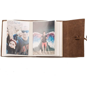 Álbum de Fotos de Cuero Genuino Personalizado, Libro de Fotos Encuadernado en Cuero Hecho a Mano para Bodas, Aniversarios, Recuerdos de Bebés, Regalo de Lujo - Product Image 4
