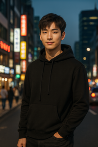 เสื้อฮู้ดดี้เทอร์รี่ 3 ชั้น อุ่นสบายสำหรับฤดูหนาว ผ้าฝ้ายหนานุ่ม ทรงพูลโอเวอร์ มีกระเป๋าจิงโจ้ ทนทาน ถักทออย่างดี สไตล์เกาหลี สตรีทแวร์ลำลอง - Product Image 3