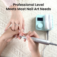 Perceuse à ongles professionnelle portable 901se à vitesse réglable, autonomie de 6 heures, couple élevé, moteur à balais en carbone sans vibrations