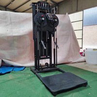 Machine Commerciale en Acier à Sélection de Poids, Multi-Exercices, pour Élévations Latérales Doubles et Pectorales, Résistance Réglable, Pile de Poids de 170 Lbs