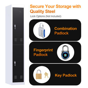 Impermeable individual 2 puertas Metal Locker Personal Gimnasio Escuela cerradura Armario Acero Almacenamiento Gabinete <span class=keywords><strong>de</strong></span> <span class=keywords><strong>tela</strong></span> - Product Image 4